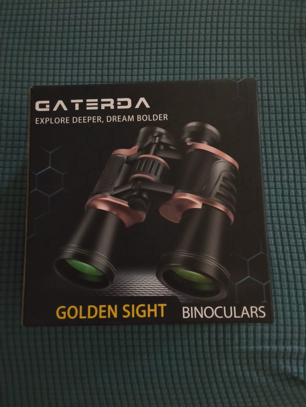 Gaterda Golden Sight Binoculars 25x50 High Power HD Fmc Lense Bak4 Prisom Nib.